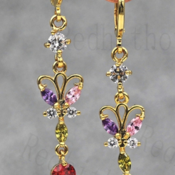 Beautiful Butterfly 🦋 Earrings - Picture 7 of 7